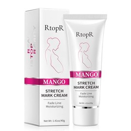 RtopR Mango Crema Antiestrias, Crema Reparadora de Estrías, Prevenir y Atenuar las Estrías, Segura de Usar en el Embarazo