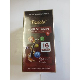 Fadelo Hair Vitamins Treatment Oil Capsule - No Rinse Essence for Friz