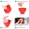 Microwave Popcorn Popper Bowl – Collapsible Silicone with Lid for