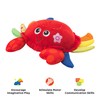 KiddoLab Musical Plush Crab Toy for 3+ Month Old Babies