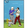Happy Gilmore Golf Towel with Bag Clip Adam Sandler Golf
