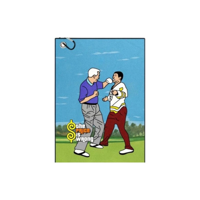 Happy Gilmore Golf Towel with Bag Clip Adam Sandler Golf