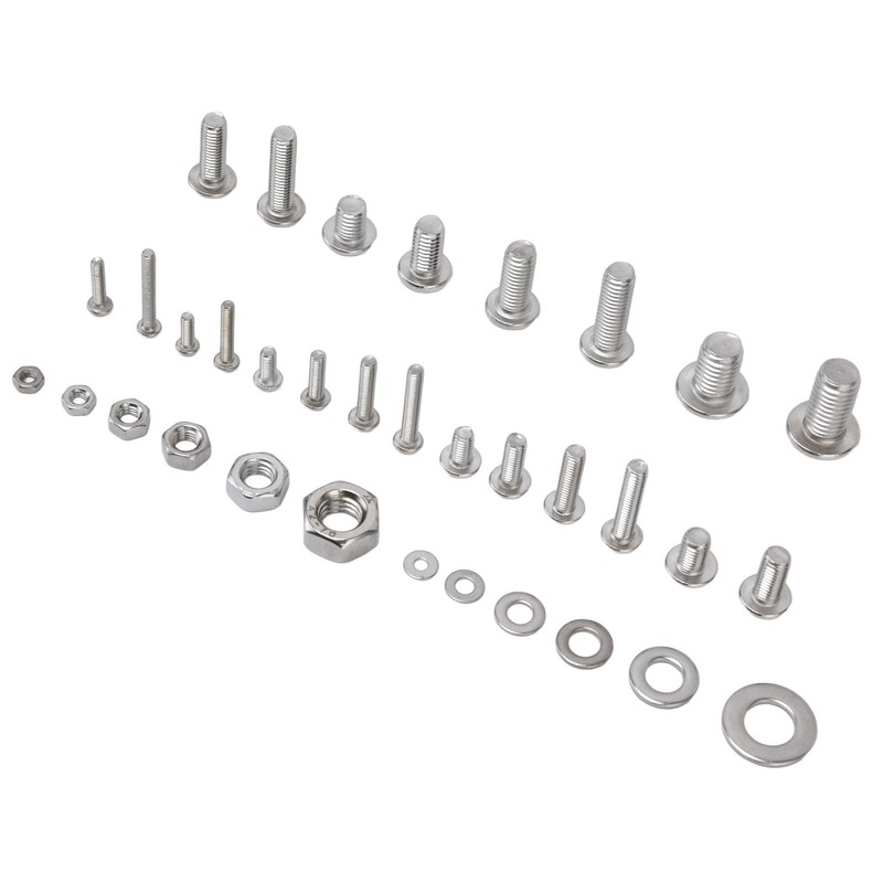 460Pcs Hex Socket Screws Kit 304 Stainless Steel Screw Nuts