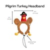 Midlee Pilgrim Turkey Thanksgiving Dog Headband