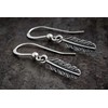 Sterling Silver Teeny Tiny Feather Earrings - SMALL, Lightweight -