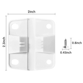 Coolers Replacement Hinges,Hinges kit for Colemans Coolers 5226, 5227B, 5278 and MoreCoolers Hinges with 16 Screws,Compatible with Coleman Coolers 5253 6262 6270 Cooler Hinges Replacement(Set of 4)