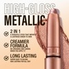 Jolilab Eyeshadow Stick Set, 2 PCS Matte Professional Bright-Colored Contouring