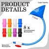 Vertintong 2 Set Beer Bong Tube and Funnel with Valve