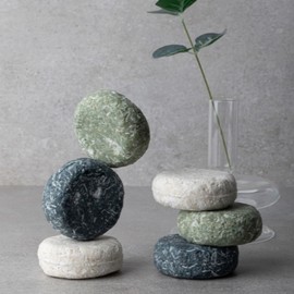 Aesop Garden Natural Handmade Soap Scalp Care Shampoo Bar Camellia Iris Mint Vita Henna Treatment Bar (4-piece set) / 이솝가든 천연 수제비누 두피케어 샴푸바 동백 창포민트 비타 헤나 트리트먼트 바(4종세트)