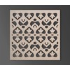 Lattice Panel with a Intricate Leaf Design MDF Home &