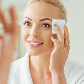 Outanaya 10bolsas Toallitas Faciales Desmaquillantes Discos Cosméticos Exfoliantes Faciales Portátiles Para Mujeres