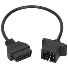 KIMISS - Cable Adaptador de Diagnóstico OBD2 de 6 Pines, Herramienta de Cable Adaptador de Diagnóstico, Lector de Código de Motor ABS, Comprobación de Fallas, Ajuste para para