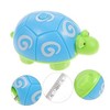 Turtle Tape Measure with Retractable Ruler, Blue and Green