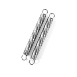 GUNGY Tension Springs with Hooks Stainless Steel Tension Spring 45 mm Outer Diameter 5 mm Wire Diameter 0.8 mm Maximum Tensile Force 2.12 kg 0.8 x 5 x 45 mm Pack of 20