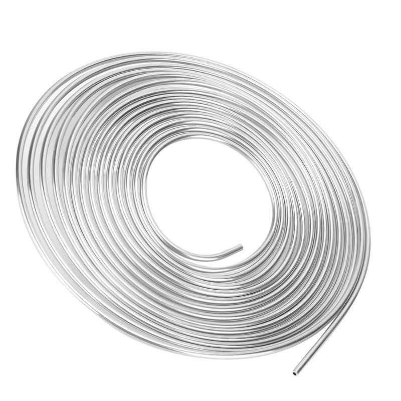 25ft Brake Line Tubing Copper Nickel Plated 3/16in OD Coil
