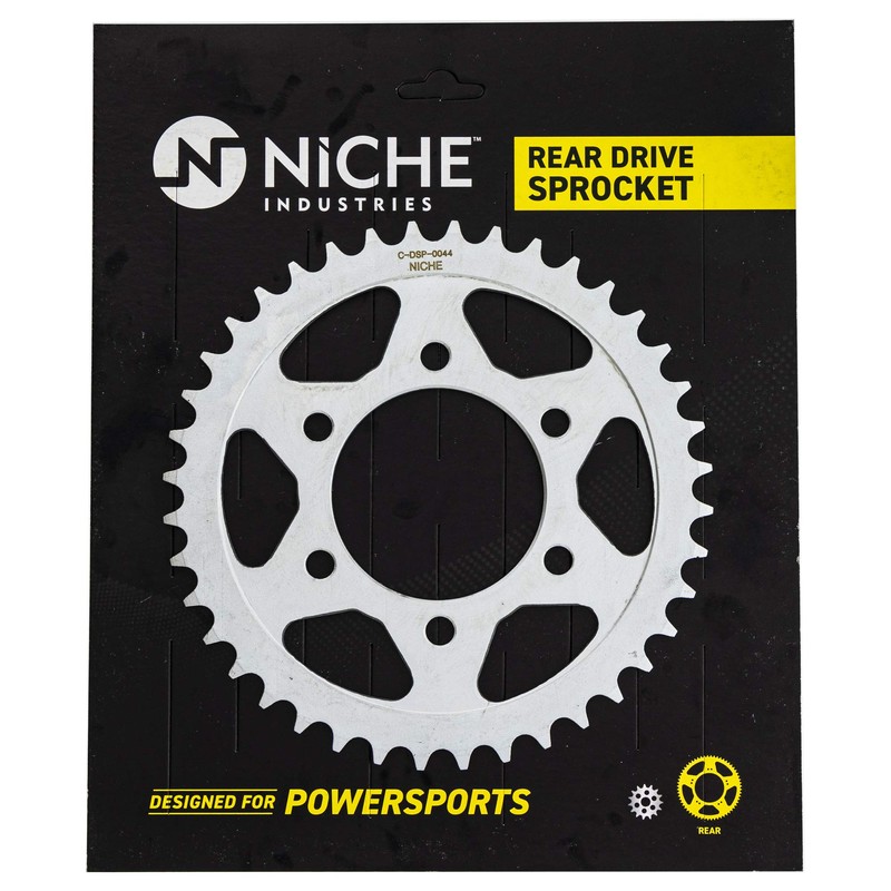 NICHE Drive Sprocket Chain Combo for Kawasaki Ninja ZX6R ZZR600