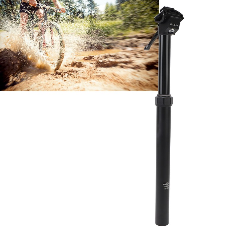 Bike Suspension Seatpost Bicycle Aluminium Alloy Hand Controlled Seat Post