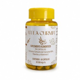 Curmia Suplemento de Cúrcuma con Curcumina 95% 60 Cápsulas