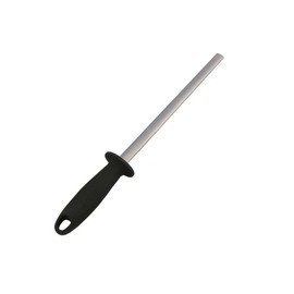 8 Inch Diamond Knife Sharpening Steel Rod, Professional Kitchen Diamond Knife Blade Sharpener Rod Stick, Knife Honer Steel for Honing Knife Blades, Chef Knives and Shears