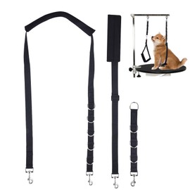 Dog Grooming Belly Strap, Small Dog Grooming Belly Strap, Dog Grooming Harness, Pet Dog Grooming Arm Accessories can Effectively Hold Dogs in Place for Grooming (3 Piece Set)