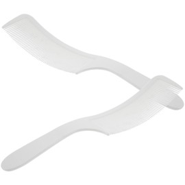 WOONEKY 2pcs Professional Hair Cutting Combs for Salon Home Use Ergonomic Design Lightweight Fine Teeth Barber Combs for Styling Care