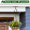 CQ Garden Ceiling Hooks for Hanging Plants, Plant Hangers Outdoor