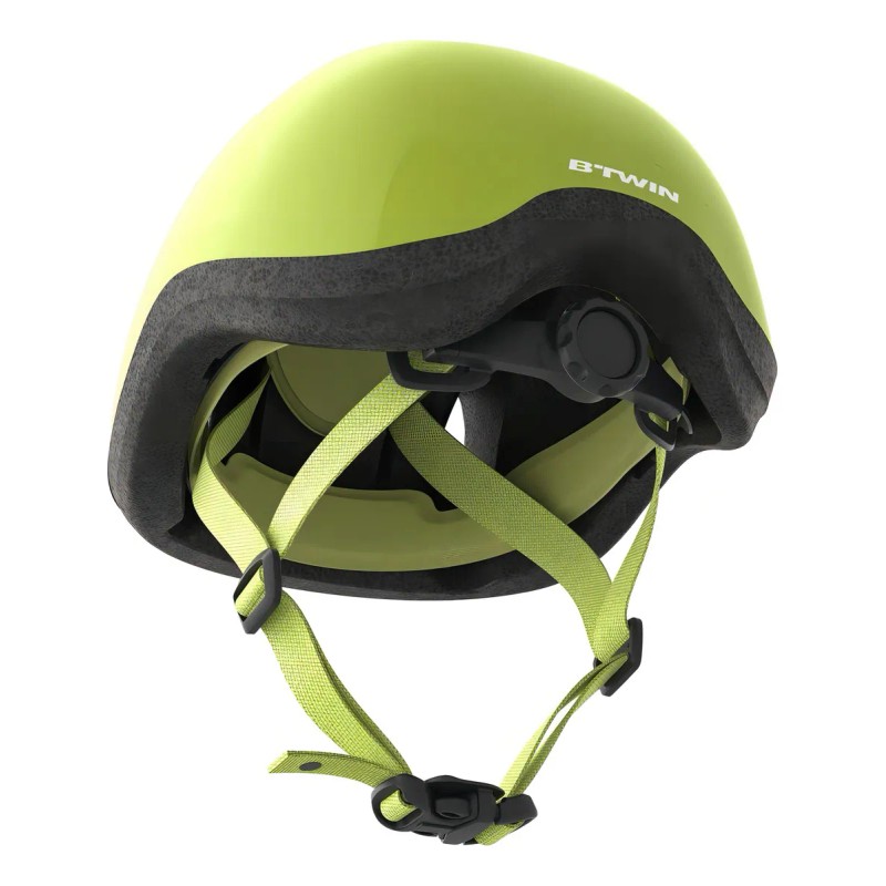 Casco De Bicicleta Para Niños 500 170g Btwin Amarillo Cascos