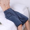Holajoy Men's Fall Towel Wrap Fleece Bath Towel Elastic Waistband
