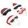 4pcs Santa Claus Cute Christmas Eyeglasses Costume Party Glasses Photography