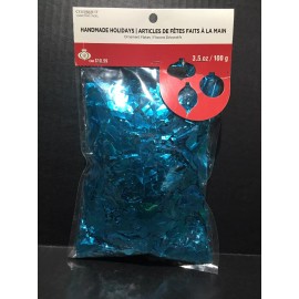 Celebrate It Christmas Flakes Confetti Blue 3.5 Oz NEW