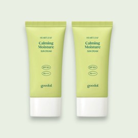 goodall Goodal Clear Houttuynia Cordata Soothing Moisture Sun Cream 50ml x 2 / 구달 맑은 어성초 진정 수분 선크림 50ml 2개