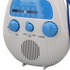 Bathroom Shower Radio, AM/FM Waterproof Speaker, Built-in Speaker with Strap,