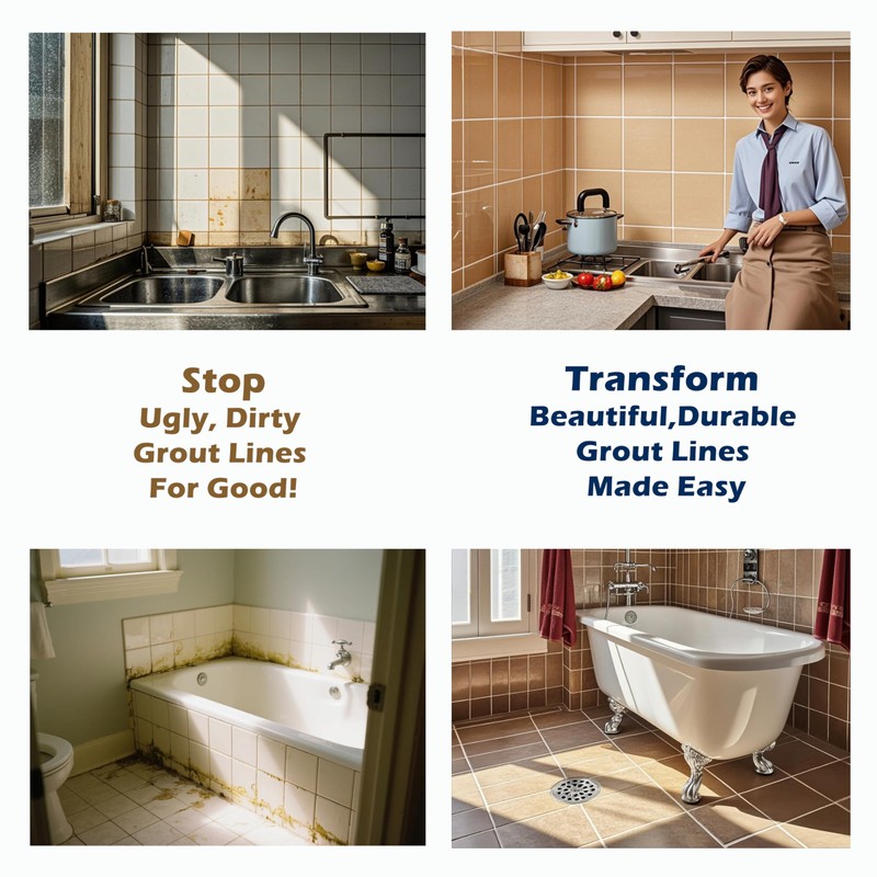 Epoxy Grout Ivory 13.5 fl oz ｜Water & Stain Resistant