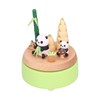 Panda Shaped Music Box Desktop Wooden HandiCraft Ornament for Valentine's