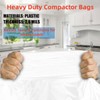 XHYdamile Trash Compactor Bags，20pcs Fits 15-inch Rectangular Drawer Compactors, Space-Saving