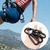4pcs Locking Carabiner,Clips, Key Clip,D-Ring Carabiners with Screw Lock, Duty