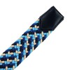 Biagiotti Men's and Women's Braided Elastic Belt with Genuine Leather