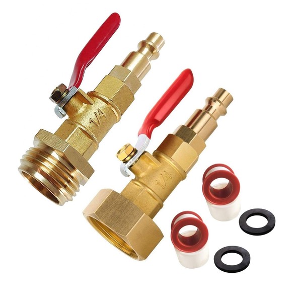 Winterize Blowout Adapter with 1/4" Male Quick Plug & 3/4"