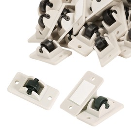 Astro Mini Casters (40 Piece), Light Gray, Wheels Black, Double-Sided Stickers Included, Easy Installation, DIY Parts, Coro, Storage, Small