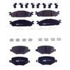 TRW Balatas Cerámicas Delanteras Y Traseras Compatible con FORD EXPLORER