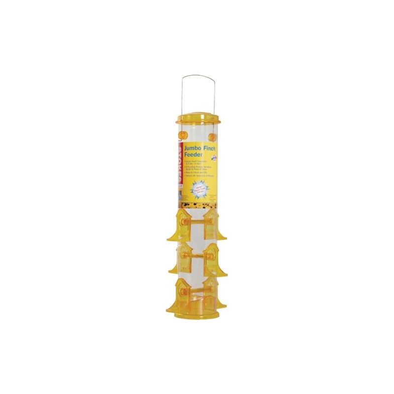 Stokes Select Jumbo Finch Feeder (Yellow/Red Assorted)