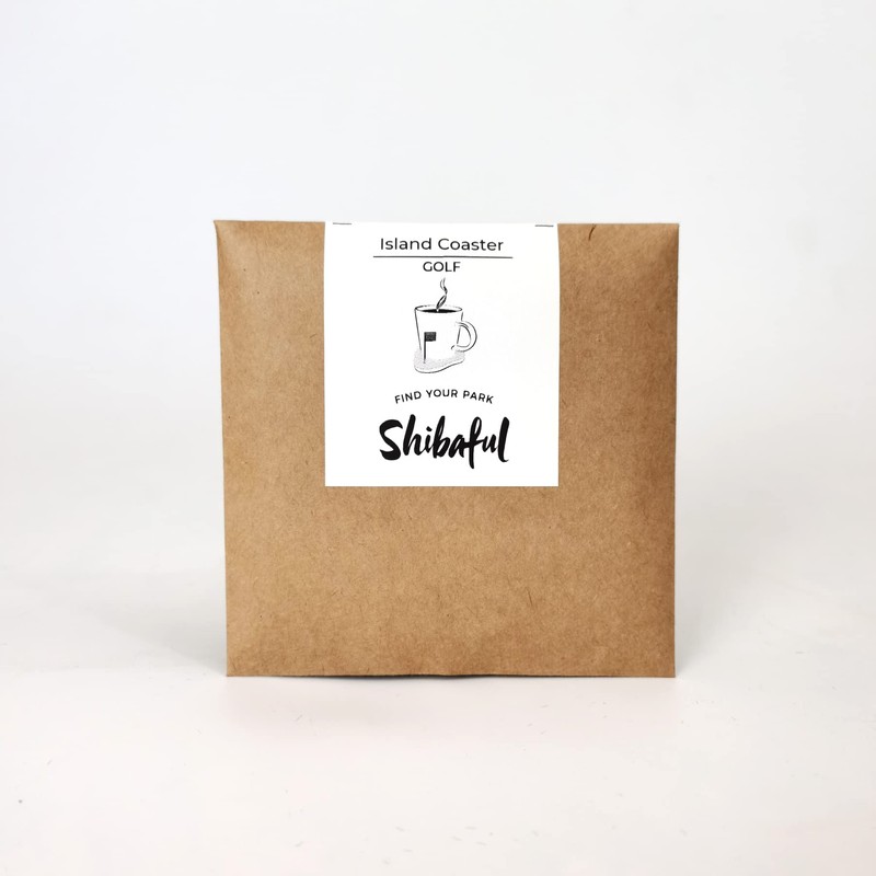 Shibaful ゴルフ コースター 芝生 Golf グリーン コルク ギフト AG/SSP-CST01