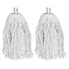 Pack of 2 Industrial Mop Heads Replacement, PY.16 Pure Yarn