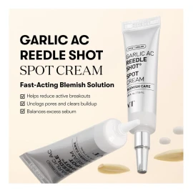 Vt Cosmetics Garlic Ac Reedle Shot Spot Spot Cream Para De