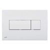 Toilet Flush Plate White 370 ALCA