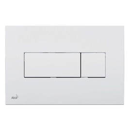 Toilet Flush Plate White 370 ALCA