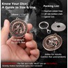 Haxtec D20 Spinner Dice with Keychain & Necklace Gifts for