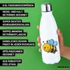 Huuraa Stainless Steel Drinking Bottle Bee Comic Gift 500 ml