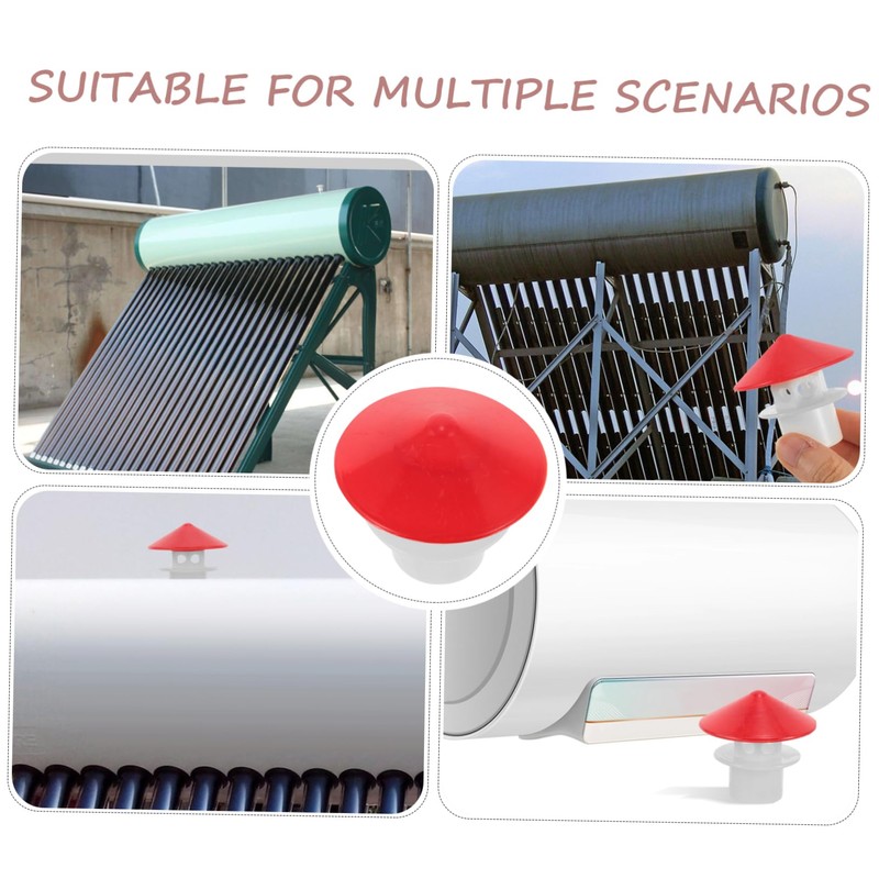MERRYHAPY 5 Pack Solar Water Heater Exhaust Caps Replacement Venting