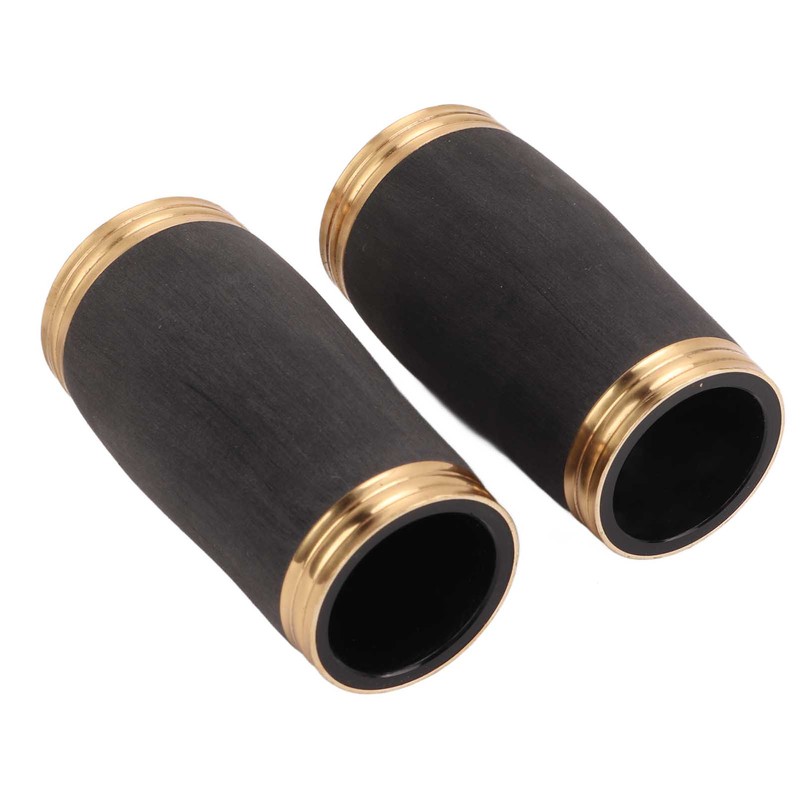 2Pcs Clarinet Engineering Plastics Barrel Black Soprano Clarinet Body Descending